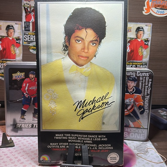 Michael Jackson superstar of the 80s Grammy awards fully poseable doll vintage - Picture 2 of 3